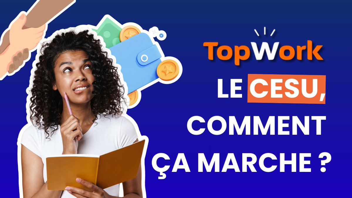 TopworkF's tweet image. TopWork est de retour sur Youtube ! Dans cette nouvelle vidéo nous vous expliquons tout ce que vous devez savoir sur le CESU (Chèque Emploi Service Universel). 🎥 

Abonnez-vous à notre chaîne pour plus de vidéos. ✅

#topwork #cesu #emploi #aides