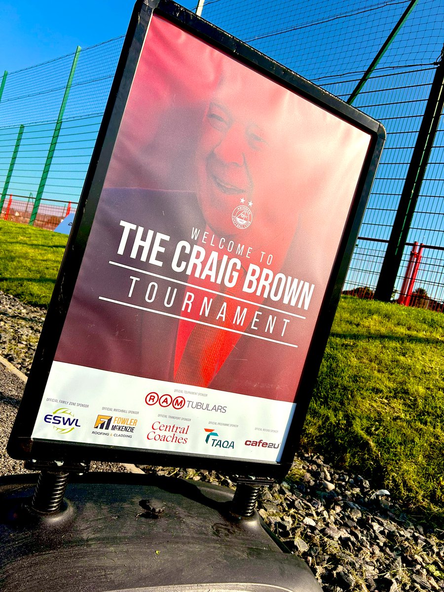 All setup and ready to go for the Craig Brown Tournament at Cormack Park starting tomorrow! 

#StandFree 🔴