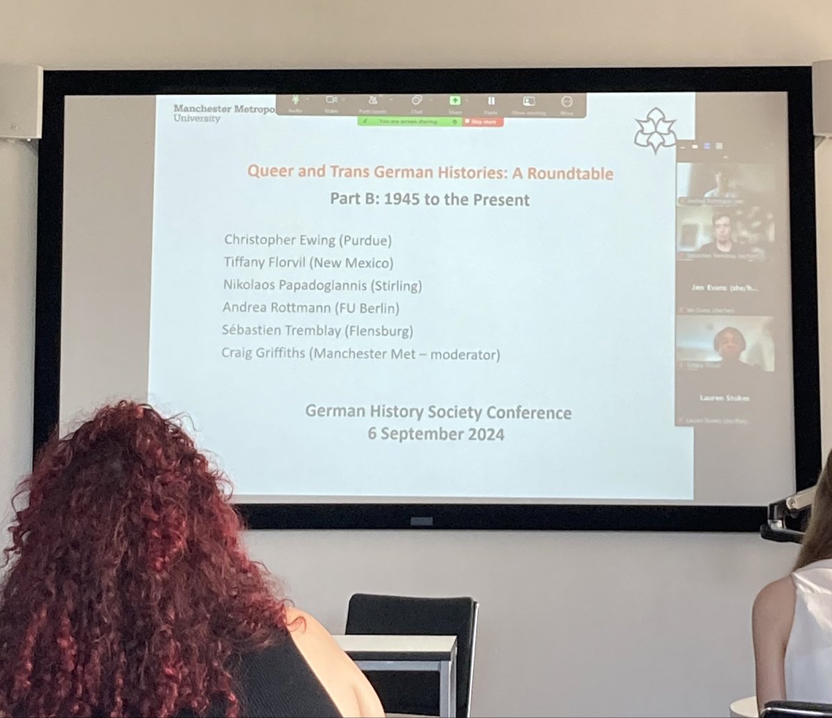 Jane Freeland (@jec_free) on Twitter photo And now for round 2: Queer and Trans Histories of Germany, 1945 to the present! With <a href="/NikolaosPapado7/">Nikolaos Papadogiannis</a>, <a href="/tnflorvil/">Dr. T. Flor/ Dr. T. Flo</a>, <a href="/CB_Ewing/">Christopher Ewing</a>, @andrea_rottmann, <a href="/seb_boo/">seb boo</a>. And later a keynote from <a href="/JenniferVEvans/">Jennifer Evans</a>! Great day for the histories of sexualities and gender đđđ And now for round 2: Queer and Trans Histories of Germany, 1945 to the present! With <a href="/NikolaosPapado7/">Nikolaos Papadogiannis</a>, <a href="/tnflorvil/">Dr. T. Flor/ Dr. T. Flo</a>, <a href="/CB_Ewing/">Christopher Ewing</a>, @andrea_rottmann, <a href="/seb_boo/">seb boo</a>. And later a keynote from <a href="/JenniferVEvans/">Jennifer Evans</a>! Great day for the histories of sexualities and gender đđđ