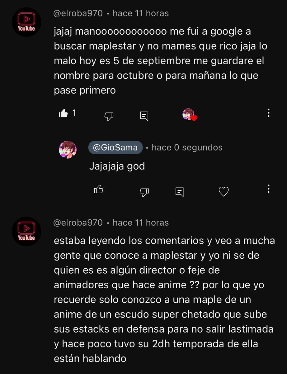 Esta clase de comentarios me alegran un culo el día 🤣