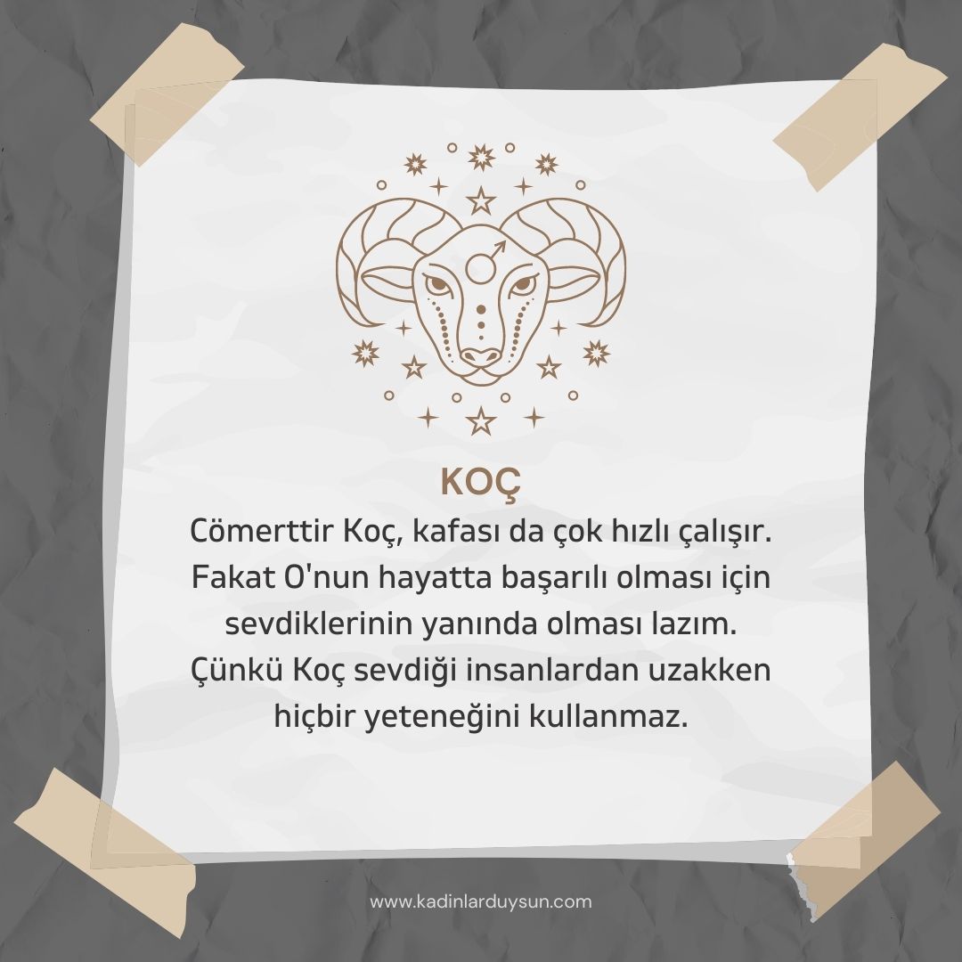 #KoçBurcu