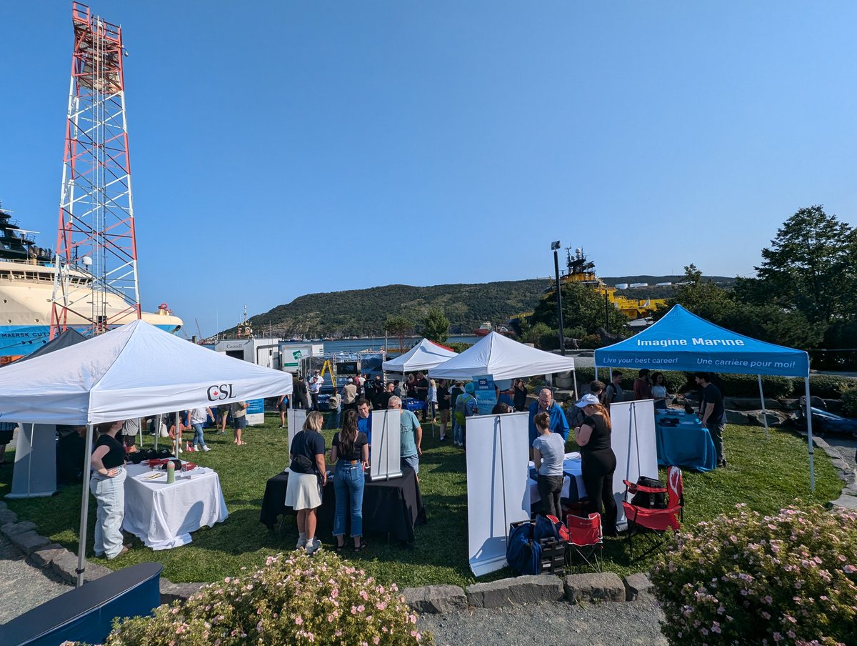 Stop down to the #MarineCareerExpo at Harbourside Park this weekend! Our <a href="/marineinstitute/">Marine Institute, Memorial University</a> team is here to answer all your questions 😀