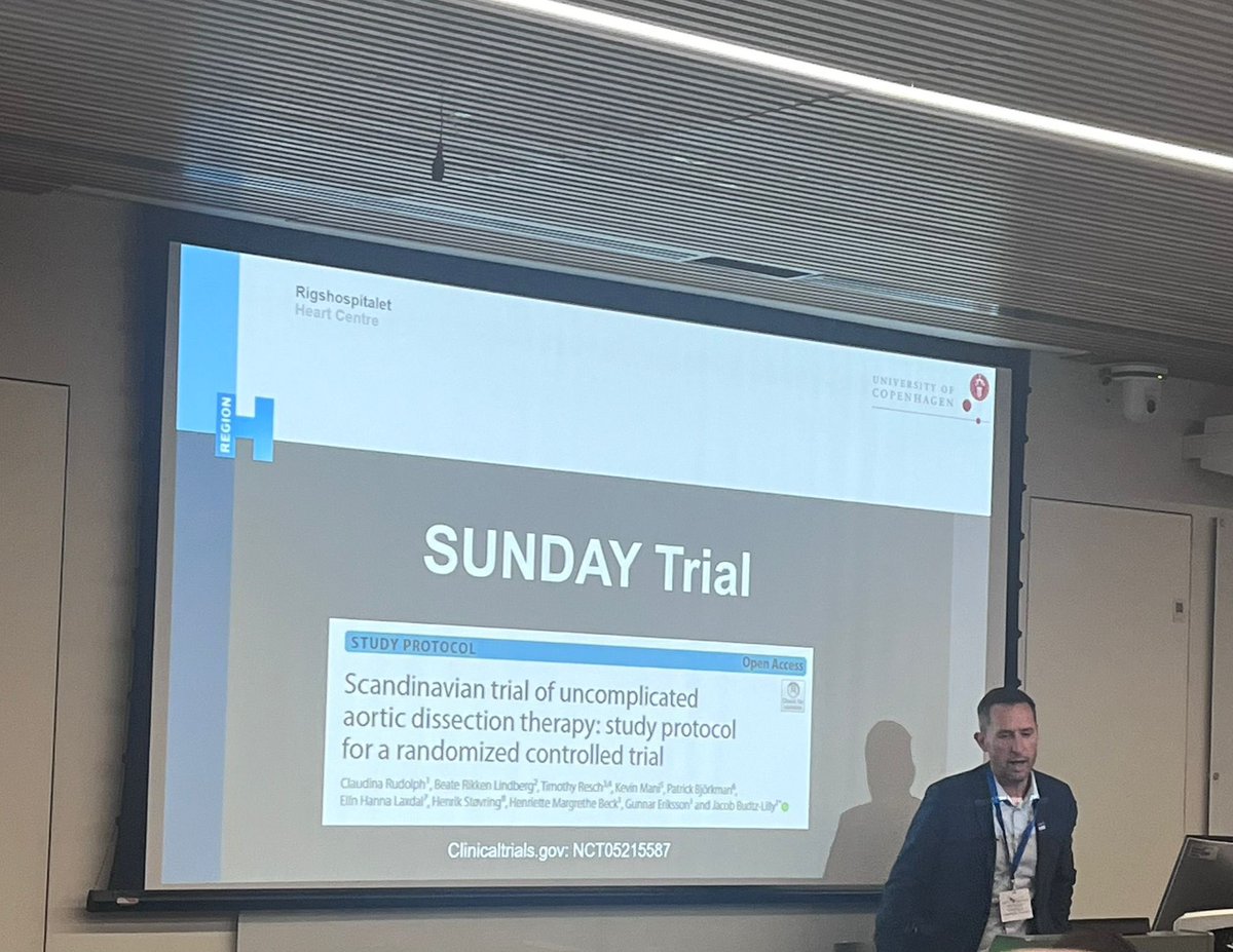 Imperial College London Vascular Surgery (@imperialvasc) on Twitter photo Good to get an update on the progress of the SUNDAY trial from Tim Resch and of the Earnest trial from <a href="/Colinbicknell/">Colin Bicknell</a> at the Interdisciplinary Aortic Dissection Symposium - a step closer to having good quality data to guide TBAD management . <a href="/KevinMani7/">Kevin Mani</a> <a href="/aorticsurgeon/">Tara Mastracci</a> <a href="/b_modarai/">Bijan Modarai</a> Good to get an update on the progress of the SUNDAY trial from Tim Resch and of the Earnest trial from <a href="/Colinbicknell/">Colin Bicknell</a> at the Interdisciplinary Aortic Dissection Symposium - a step closer to having good quality data to guide TBAD management . <a href="/KevinMani7/">Kevin Mani</a> <a href="/aorticsurgeon/">Tara Mastracci</a> <a href="/b_modarai/">Bijan Modarai</a>