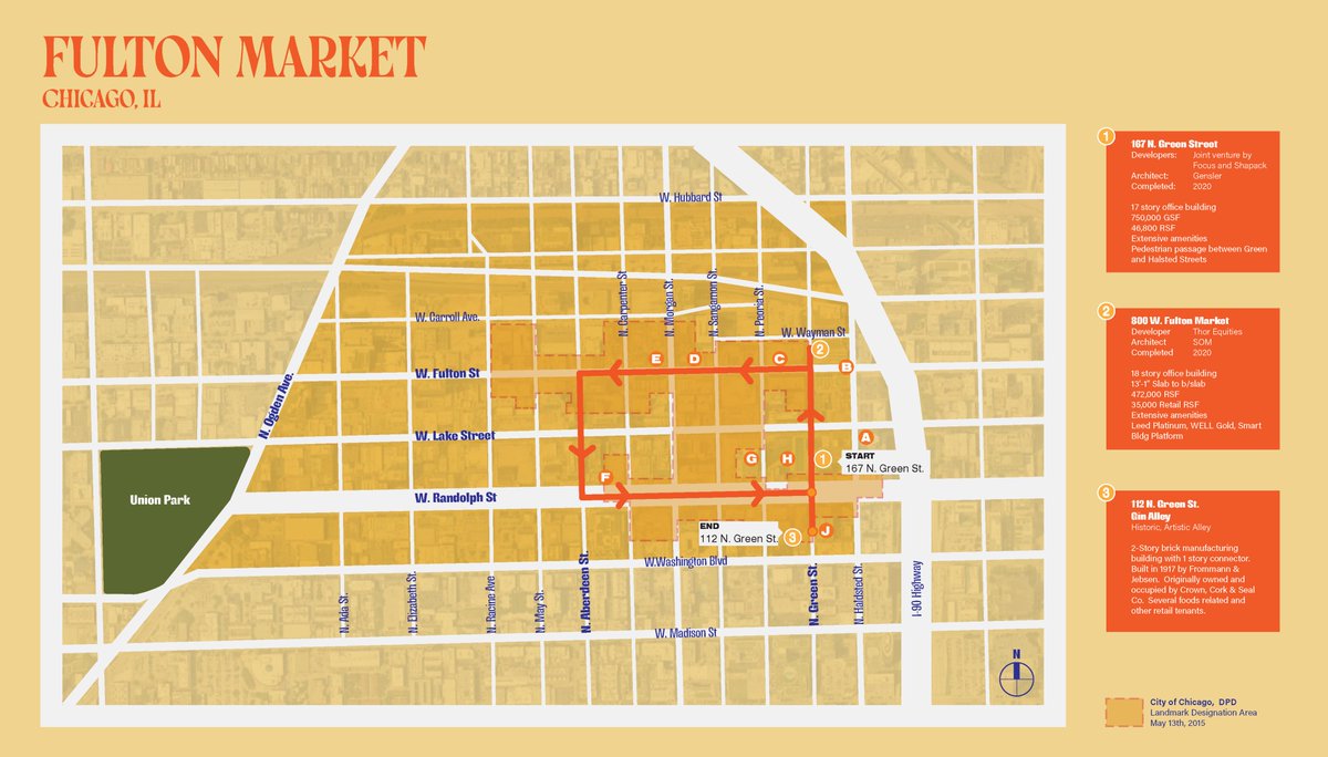Join @CTBUH Chicago for the 2024 Global Walking Tour on Thurs. 9/12. Starting at 5 pm at 167 N. Green, we'll explore Fulton Market, led my KSP's Laura Jimenez. The 90-min tour ends at Gin Alley (114 N. Green). Register here: ctbuh.org/events/chicago…