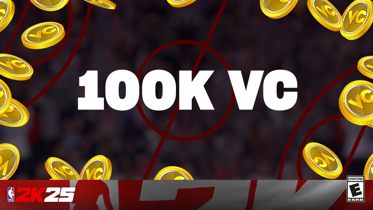 #2KDay Giveaway 💰 

Anyone need some VC? Reply with #2KDay and #giveaway to enter for a chance to win 100K VC for NBA 2K25!

Rules ➡️ 2kgam.es/4cT4qBd
