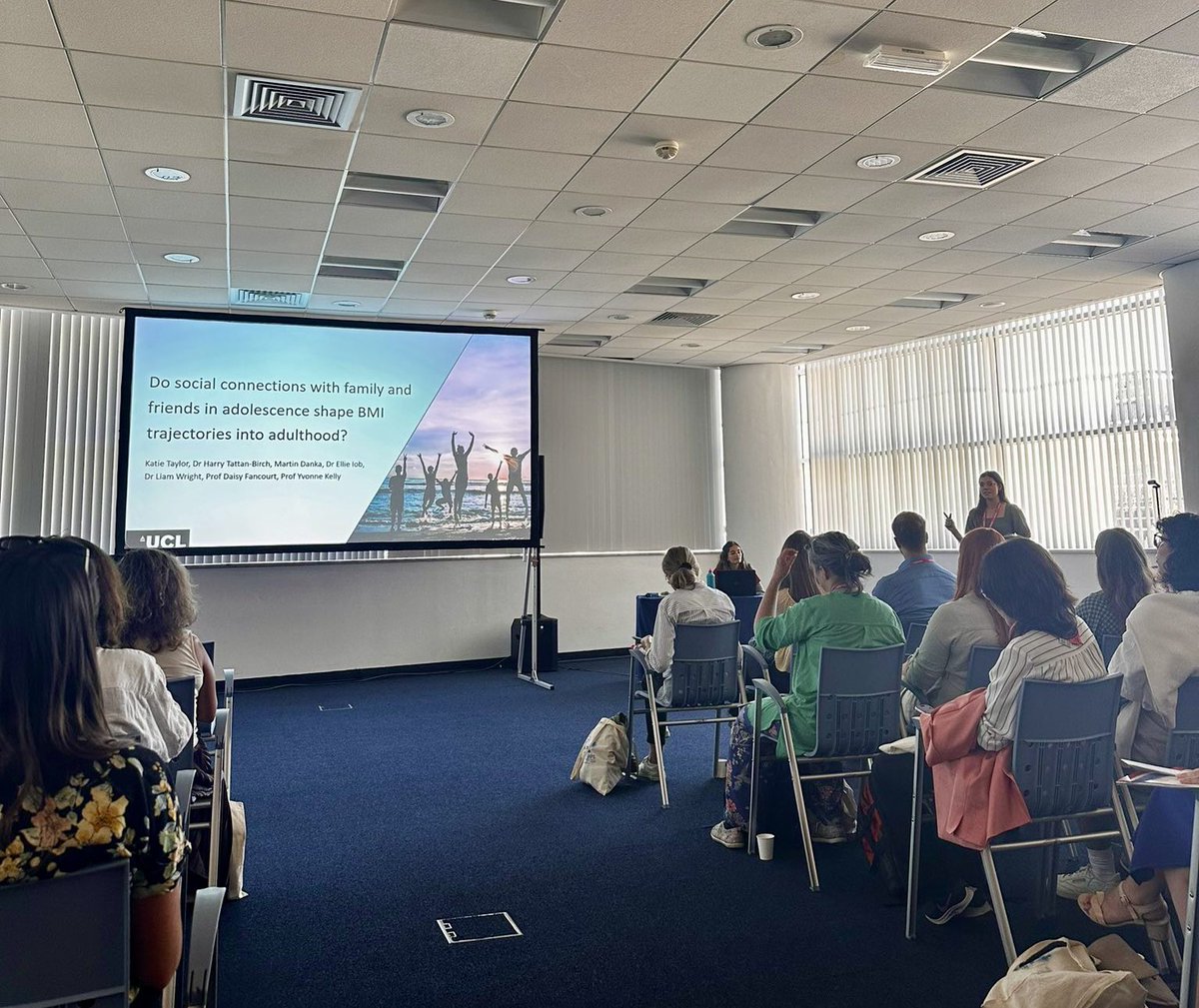 What a great first time at <a href="/EHPS2024/">EHPS2024</a> in Cascais, presenting work from my PhD looking at adolescent social connections and BMI 🫂

Thank you to <a href="/YvonneJKelly/">Yvonne Kelly</a> <a href="/Daisy_Fancourt/">Dr Daisy Fancourt</a> <a href="/TattanBirch/">Harry Tattan-Birch, PhD</a> <a href="/MartinDanka/">Martin N. Danka</a> <a href="/Eleonora_Iob/">Eleonora Iob</a> and Liam Wright 🫶

#ehps2024 <a href="/UCL_BSH/">Behavioural Science & Health UCL</a> <a href="/UCL_IEHC/">UCL IEHC</a> <a href="/UCL_SBB/">Social Biobehavioural Research Group</a>