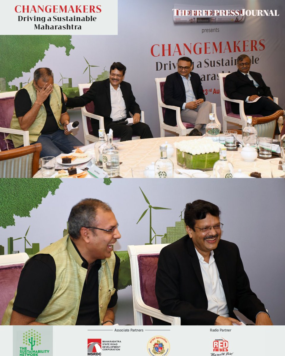 #Changemakers | Mumbai’s top minds working on building a more climate-resilient planet recently came together at The Free Press Journal’s conclave on sustainability, ‘Changemakers: Driving A Sustainable Maharashtra’. 

Organised as part of 'The Sustainability Network' of the FPJ,