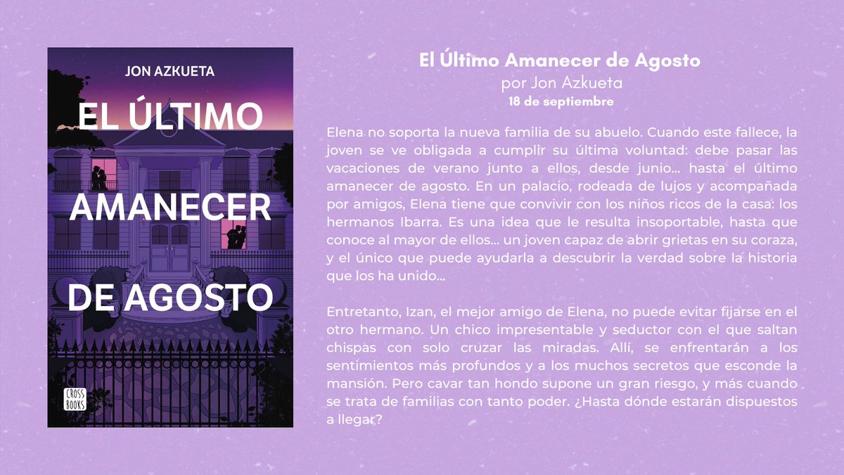 elteoremadelosL's tweet photo. El último amanecer de agosto por Jon Azkueta

Tres amigos, dos hermanos y una cuenta atrás: juntos hasta el último amanecer de agosto.

18 de septiembre https://t.co/9u4CLSWCaJ