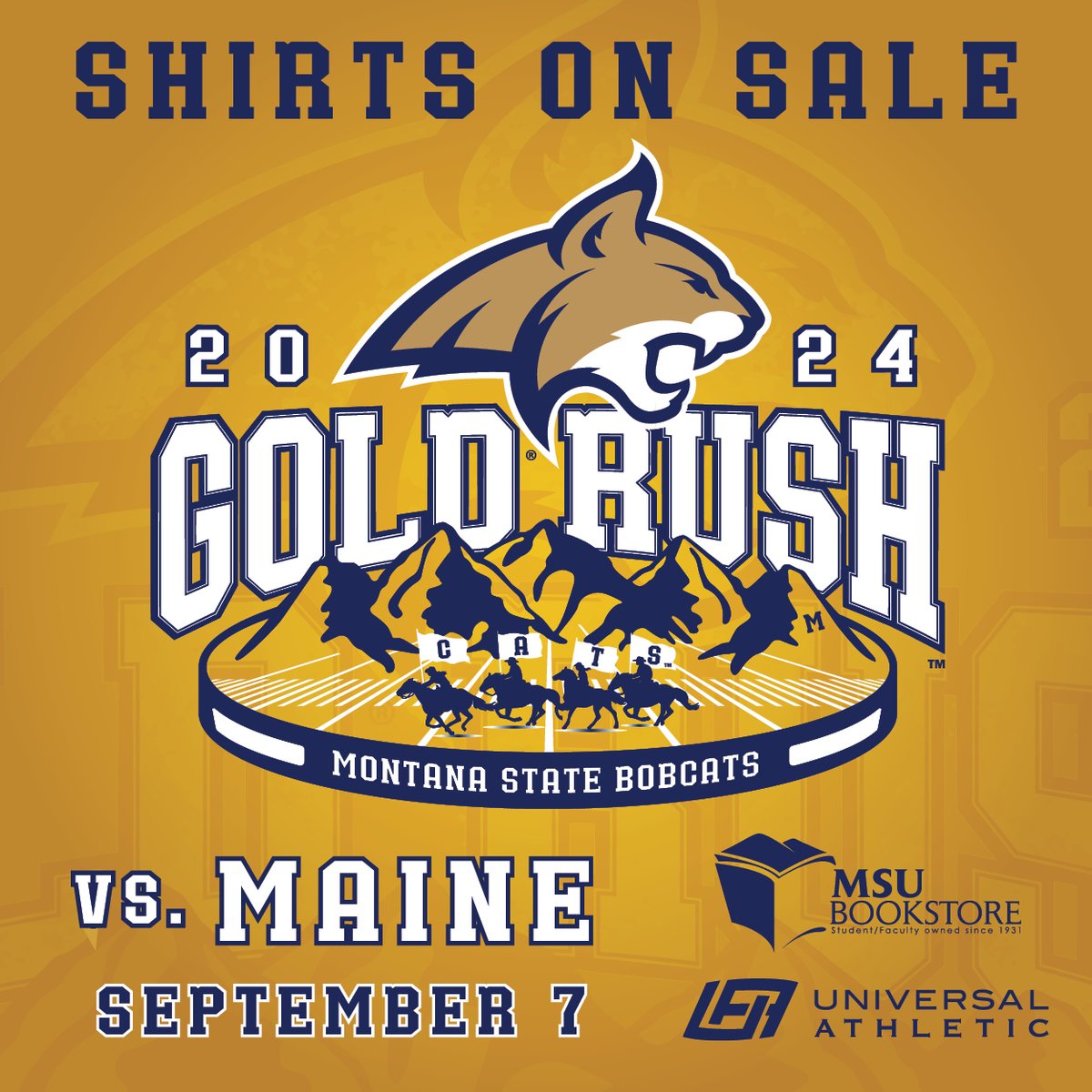 MSUCollegeofAg's tweet image. Get ready for a SOLD OUT Gold Rush game this weekend, Bobcats! 💛💙🏈

#GoCatsGo