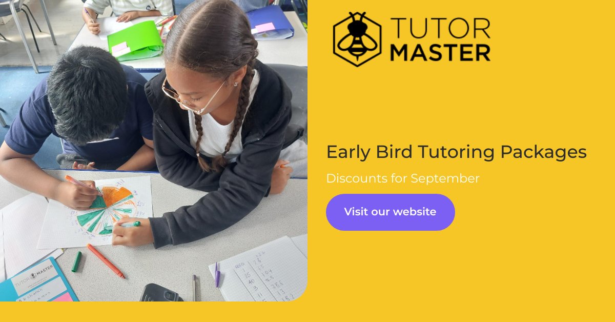 Get off to a flying start start this September with our Early Bird Tutoring Packages to secure academic support for the year with one of our qualified teachers and Watch your child make progress...We Guarantee It!