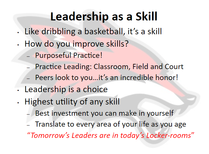 The 2024-25 Student-Athlete Leadership Team is off &amp; running! Meeting #1 discussion focused on students reflecting on goals they have for themselves &amp; barriers that get in the way. Also, new this year the SALT team will nominate and vote on Student-Athletes of the month!