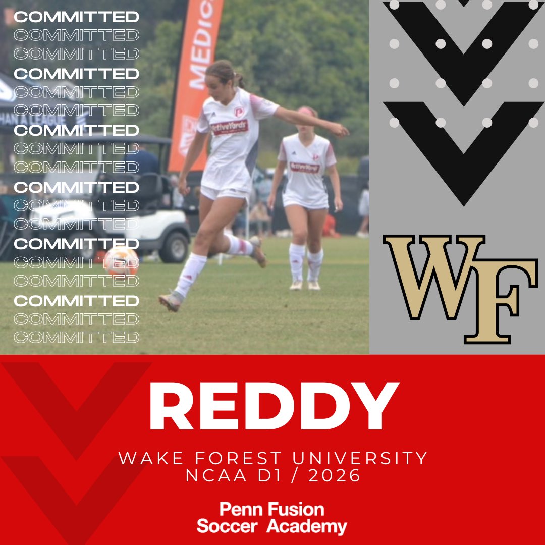Penn Fusion SA (@pennfusion_sa) on Twitter photo Congrats to #AvaReddy on her commitment to <a href="/wakewsoccer/">Wake Women's Soccer</a> #NCAAD1 #Classof2026 <a href="/ecnlgirls/">ECNL Girls</a> #InspireExcellenceThroughSoccer Congrats to #AvaReddy on her commitment to <a href="/wakewsoccer/">Wake Women's Soccer</a> #NCAAD1 #Classof2026 <a href="/ecnlgirls/">ECNL Girls</a> #InspireExcellenceThroughSoccer