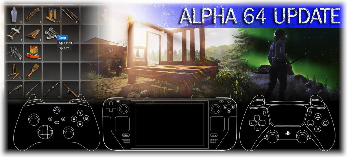 Hi everyone! The Subsistence Alpha 64 update is now live on Steam. Check out the full release notes: store.steampowered.com/news/app/41803…