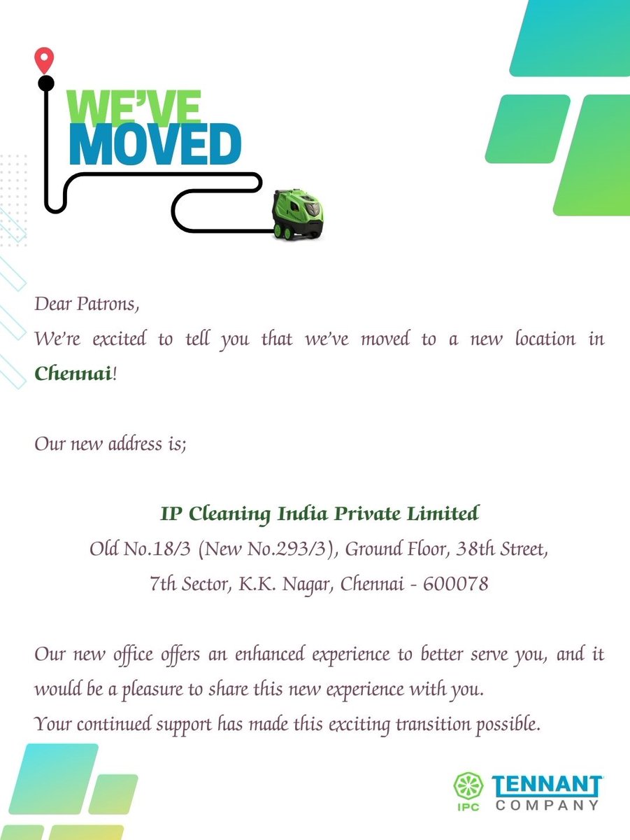 IPCINDIA1's tweet photo. We’ve Moved- IPC Chennai
Moving our offices in Chennai to a new location has been a transformative experience, culminating in a memorable opening ceremony with our key clients.

Read more at: https://t.co/QGZ1VcpeRa https://t.co/0xSGsOGncy