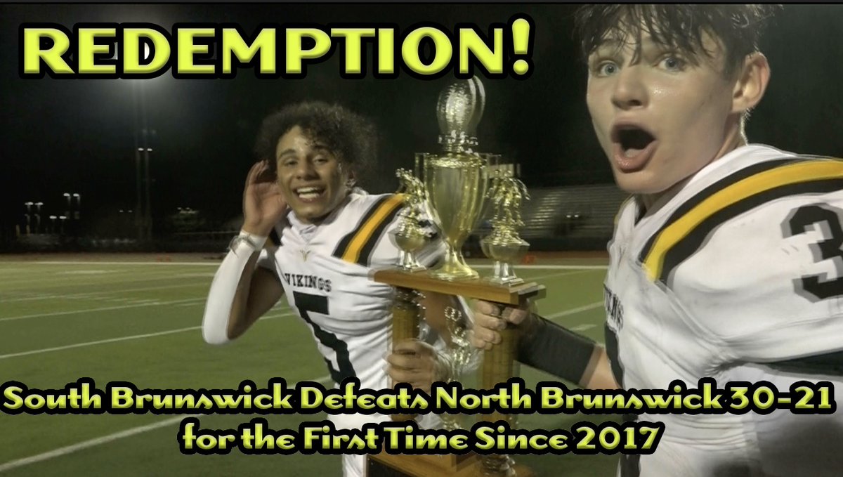 It looked like another North Brunswick lead when South Brunswick fell behind 21-7 in the 2nd quarter but the Vikings stormed back with 23 unanswered points in a wild Week 1 win!

📽️Watch all the highlights of South Brunswick and North Brunswick⬇️
jerseysportszone.com/watch-thursday…