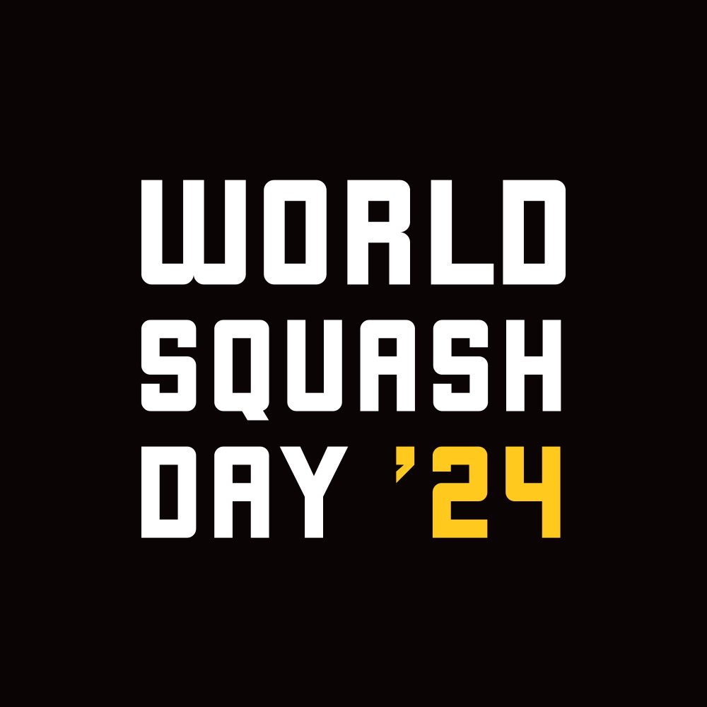 World Squash Day is set for Saturday, Oct 12, 2024 🤩

Download this year’s official World Squash Day logo, and social media artwork, on our website: bit.ly/World-Squash-D…

Logo design by Robert Pacey and @squash_republic 

#WorldSquashDay2024
#WorldSquashDay 
#SquashRepublic