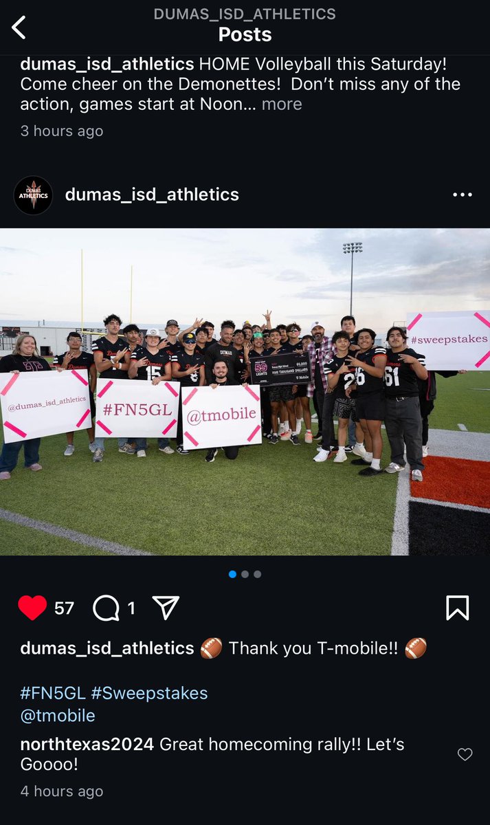 Luis Moreno (@metrolou2) on Twitter photo Dumas, TX Demon Pride! It was great awarding Dumas High School 5K last night. They are ready to take the next step and compete for 25K!! <a href="/TheAldanski/">Andres Aldana</a> <a href="/yes_i_cantu/">Matt Cantu</a> Dumas, TX Demon Pride! It was great awarding Dumas High School 5K last night. They are ready to take the next step and compete for 25K!! <a href="/TheAldanski/">Andres Aldana</a> <a href="/yes_i_cantu/">Matt Cantu</a>