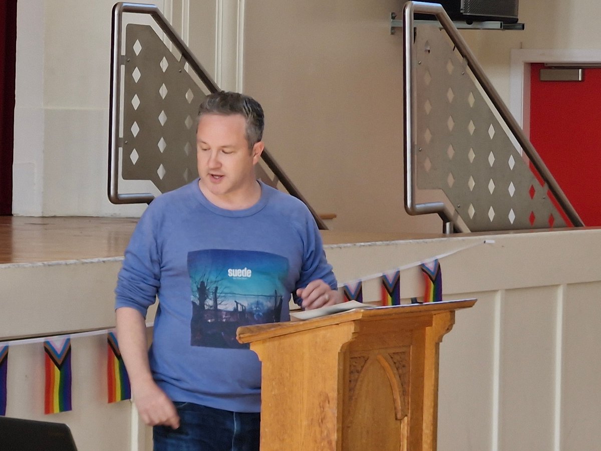 Gerry Hassan (@gerryhassan) on Twitter photo Day Two of Kirkcudbright Fringe. Naomi Johnson talking abt cycling round the world; Orchre Gallery on High Street & its sale of alt music posters; eco-campaigner  Alastair McIntosh with Laura Moodie; and Alan Bissett  talking to S5 & S6 year pupils at the Academy. HT <a href="/KBTfringe/">KBTfringe</a> Day Two of Kirkcudbright Fringe. Naomi Johnson talking abt cycling round the world; Orchre Gallery on High Street & its sale of alt music posters; eco-campaigner  Alastair McIntosh with Laura Moodie; and Alan Bissett  talking to S5 & S6 year pupils at the Academy. HT <a href="/KBTfringe/">KBTfringe</a>