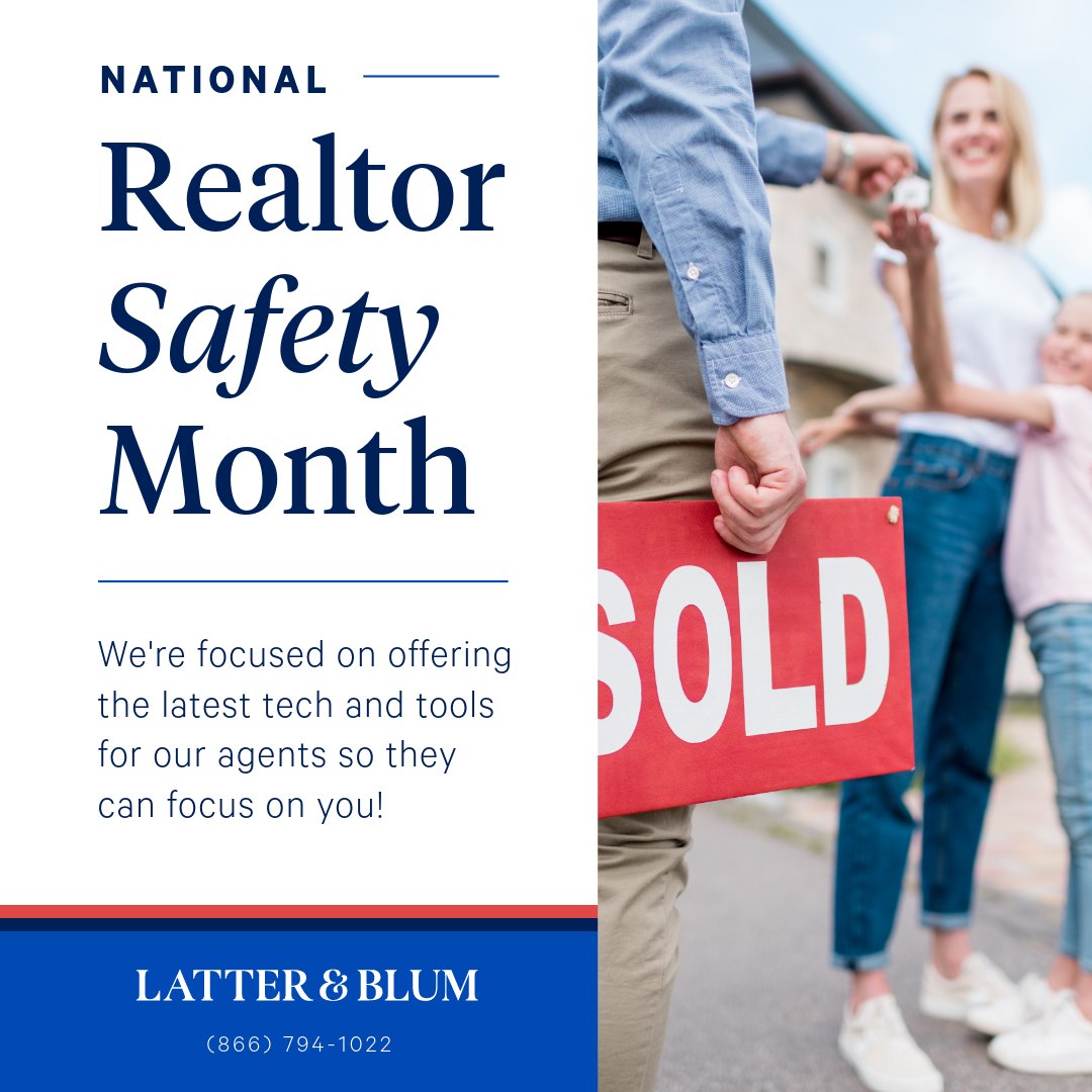 ⛑️ September is National REALTOR® Safety Month! The safety of our agents is always at the top of our list. 

For safety tips and resources throughout the month, 

visit: nar.realtor/safety