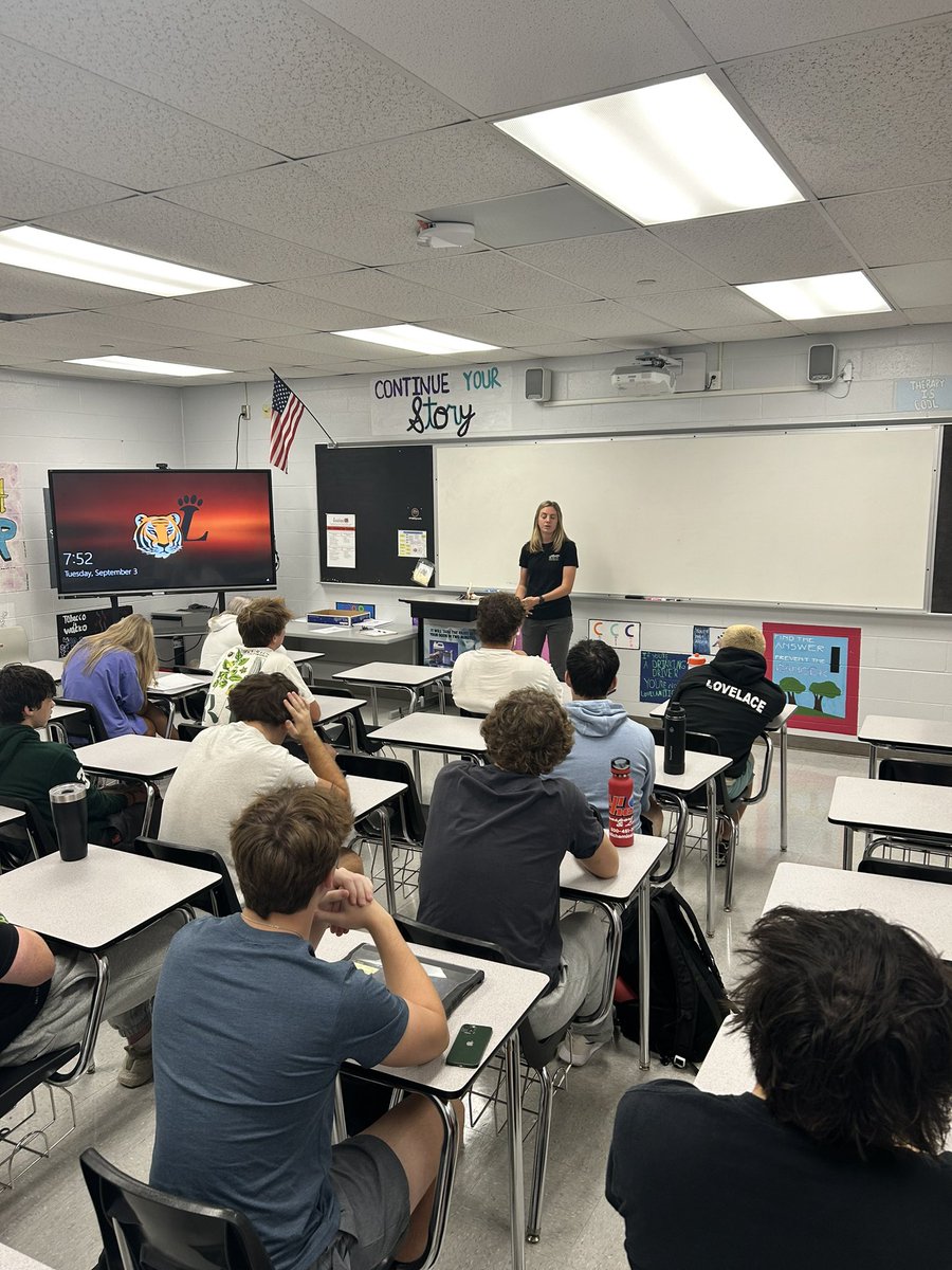 No word necessary. Tara is the 🐐 
Thanks for spending a few day with our class!!
<a href="/Loveland_HS/">Loveland High School</a> 
<a href="/LovelandATR/">LHS Sports Medicine</a>