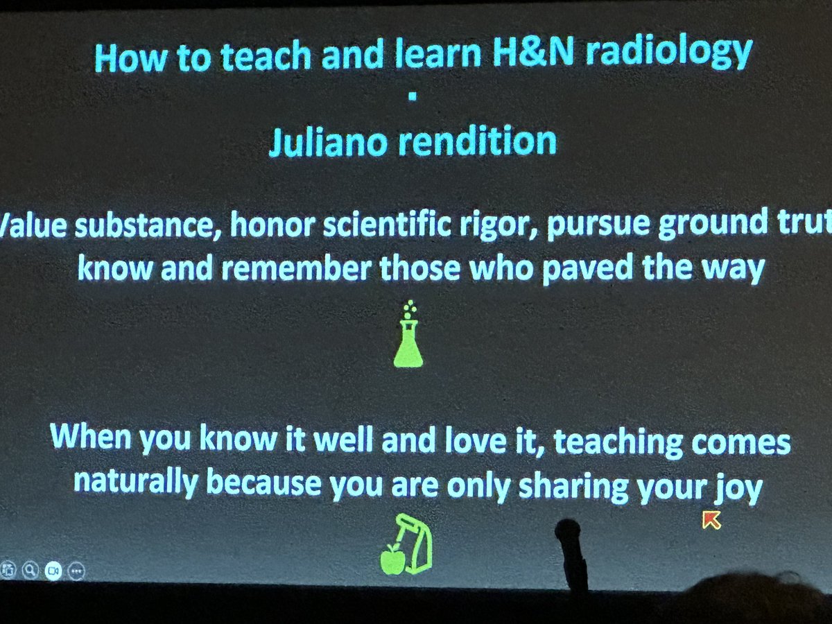 Amanda Aguilera, MD (@aaguilera_md) on Twitter photo Wow! What a fantastic motivating talk by <a href="/amyfjuliano/">Amy Juliano</a> on how to teach head & neck radiology!
#ASHNR24 Wow! What a fantastic motivating talk by <a href="/amyfjuliano/">Amy Juliano</a> on how to teach head & neck radiology!
#ASHNR24