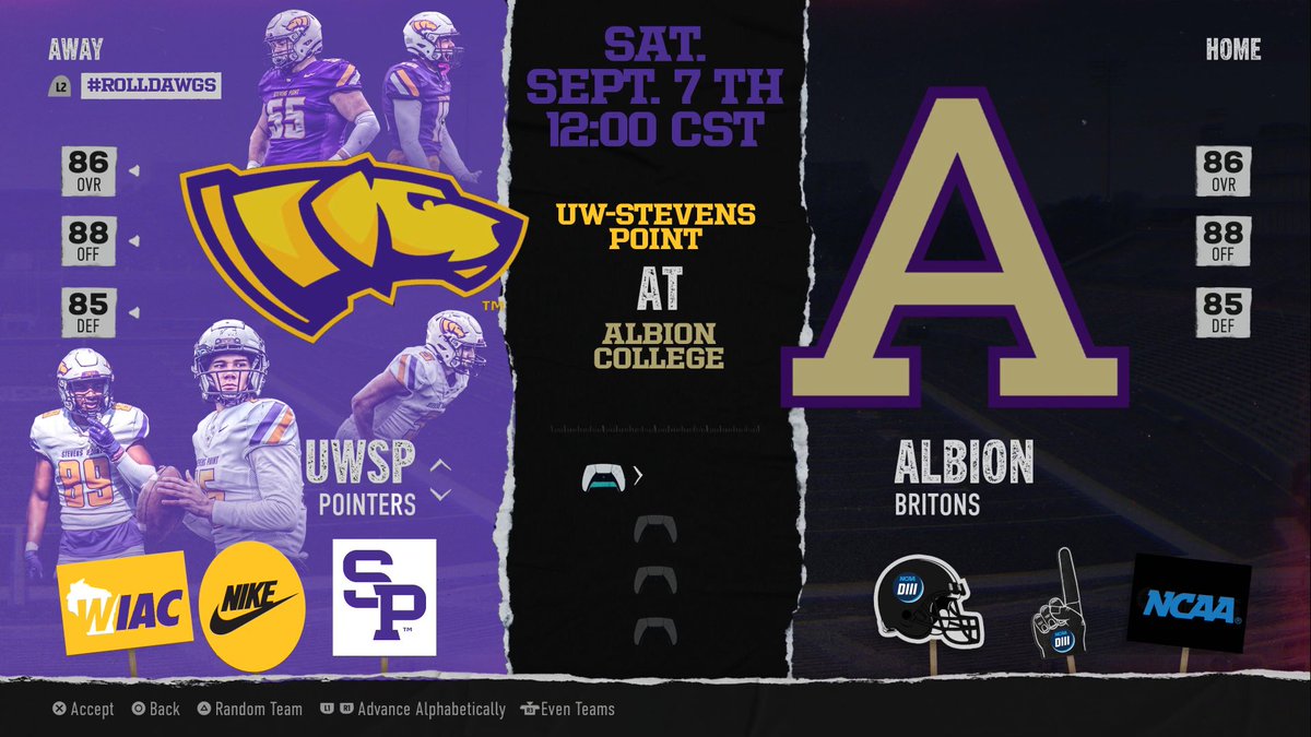 Game #1 loading…

#RollDawgs