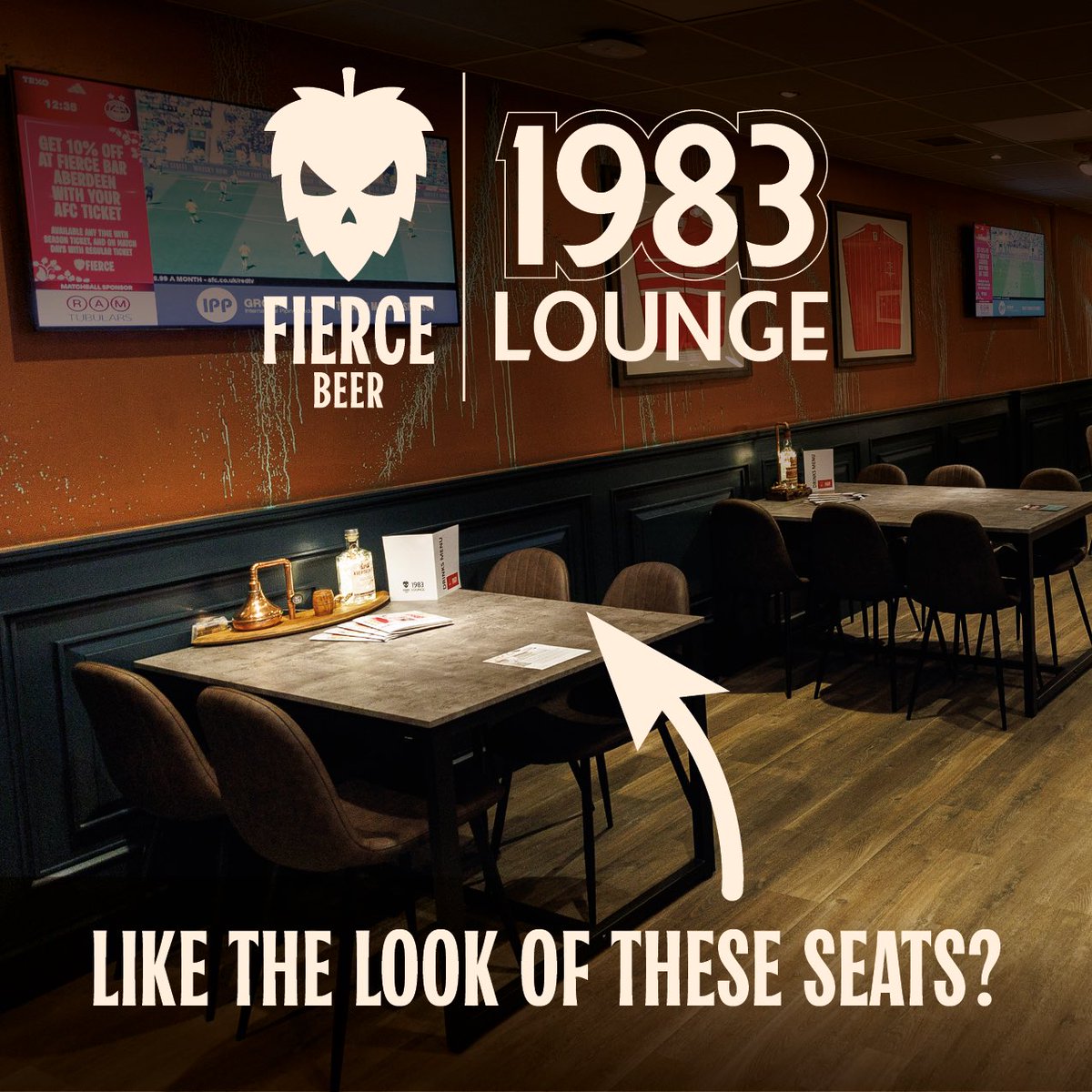 fiercebeer's tweet image. We’re giving away 2 seats in our lounge for the Spartans FC match 17:30 21/09 at Pittodrie.

1 - follow @fiercebeer &amp;amp; @AberdeenFC 
2 - like &amp;amp; share
3 - tag who you’re taking

Winner will be selected at random &amp;amp; announced 12:00 16/09. Full T&amp;amp;Cs at fiercebeer.com).