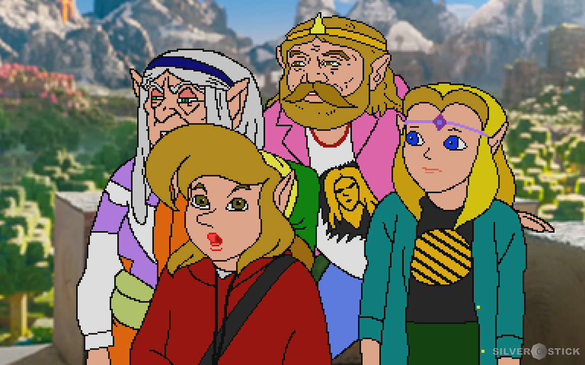 Silver_C_Stick's tweet photo. Leaked image from the upcoming Minecraft... I mean Legend of Zelda movie. https://t.co/4HmmLpiCg3