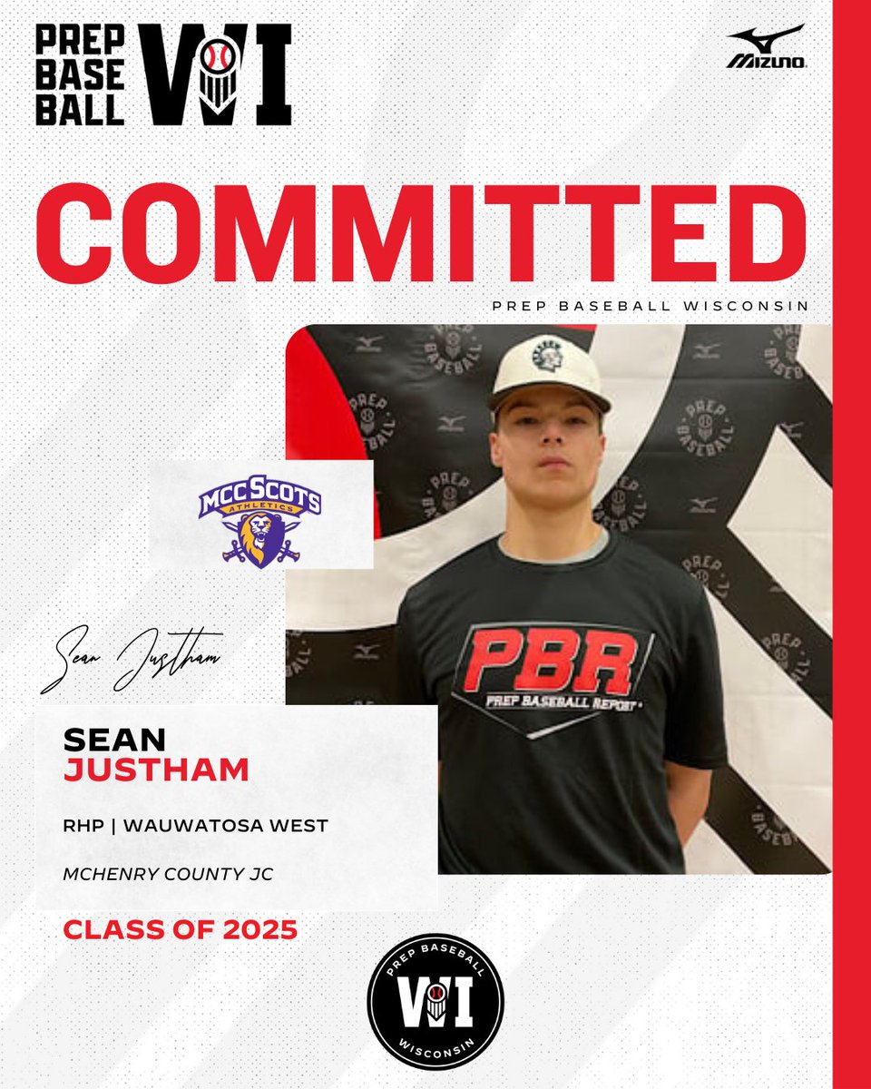 Prep Baseball Wisconsin (@prepbaseballwi) on Twitter photo RHP Sean Justham (Wauwatosa West, 2025) commits to McHenry County JC.
(<a href="/McCoBaseball/">McHenry County Baseball</a> | <a href="/MKEBaseball/">MKE Baseball Academy</a>)
👤: loom.ly/IaaPe7g RHP Sean Justham (Wauwatosa West, 2025) commits to McHenry County JC.
(<a href="/McCoBaseball/">McHenry County Baseball</a> | <a href="/MKEBaseball/">MKE Baseball Academy</a>)
👤: loom.ly/IaaPe7g