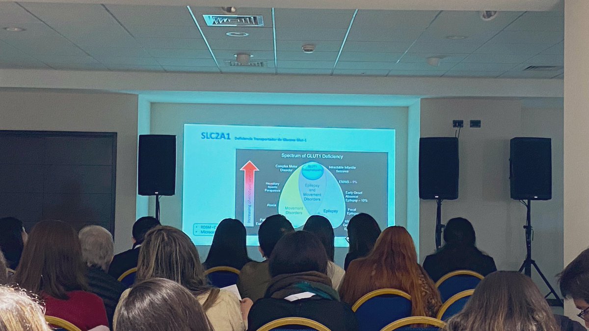 Entendiendo la Deficiencia de transportador de glucosa #GLUT1 
Excelentes presentaciones en el 
IV Congreso de Neurología del Sur
