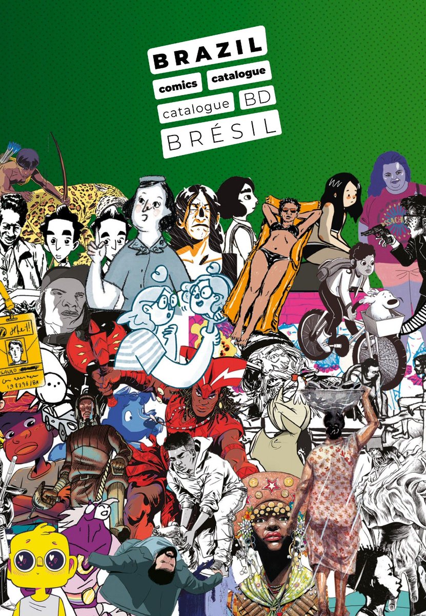 ericoassis's tweet photo. A capa do novo CATÁLOGO HQ BRASIL em inglês e francês.
Edição minha junto à @bienalhq_ctba e o @ItamaratyGovBr
Ainda hoje disponível na íntegra em PDF!
#editei https://t.co/jGDgxmTYSu