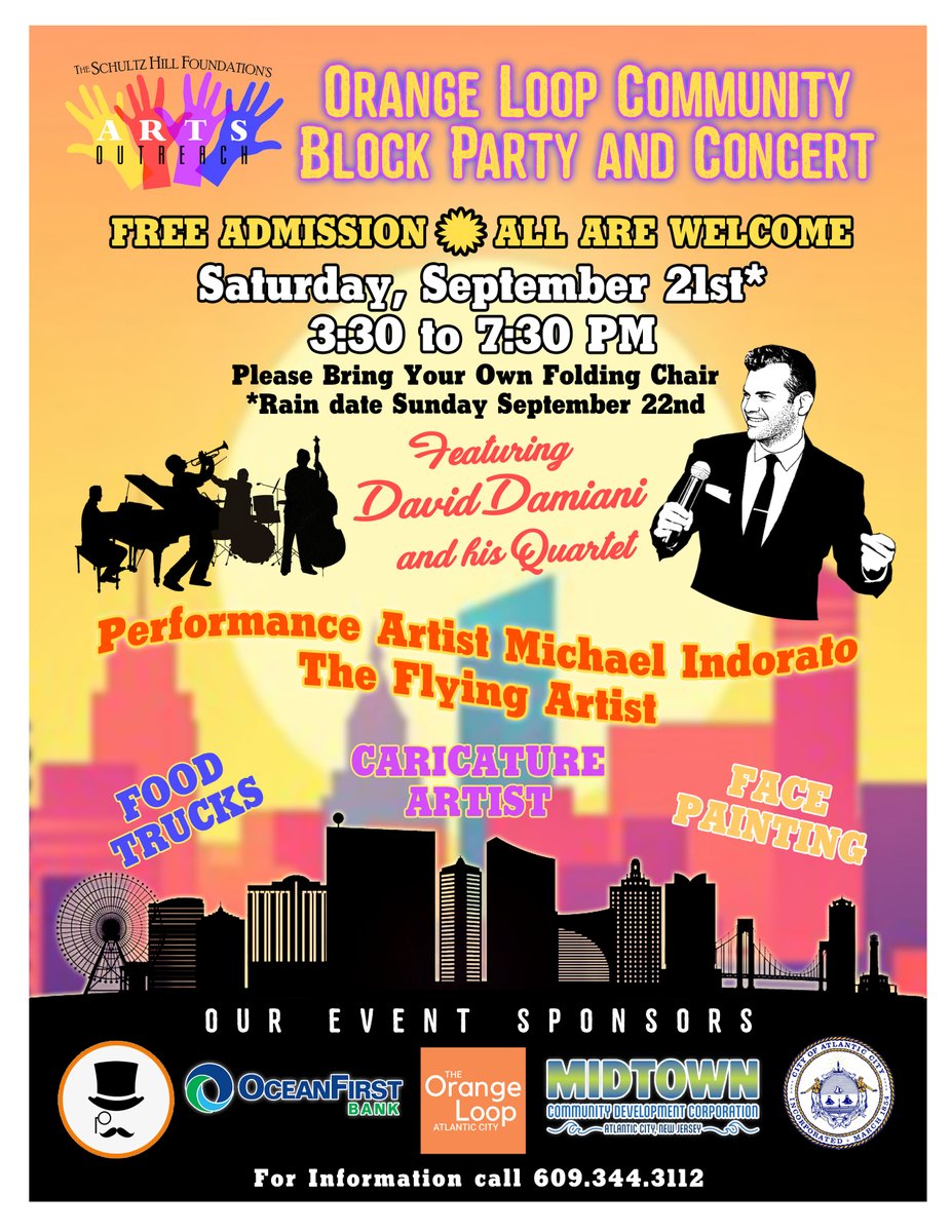 We're just two weeks away from the Orange Loop Community Block Party and Concert 🎉🎶 free to everyone, we hope to see you there! 🧡🧡
