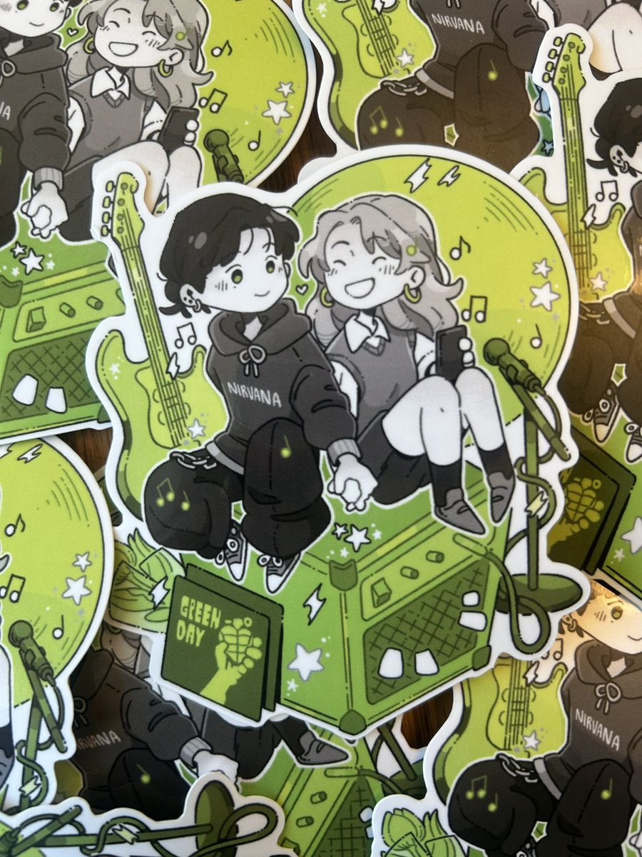 Green Day sticker is now up on Etsy!