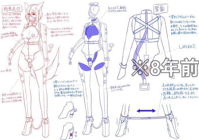 8年前も似たようなの描いてたけど、少しだけグレートアップしたので見てください。 