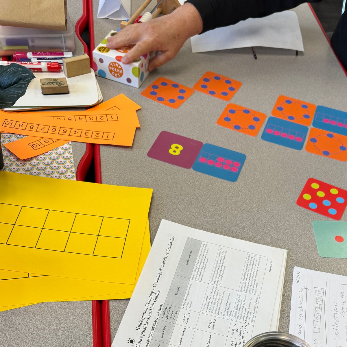 IrvineMathProj's tweet image. Los Nietos School District Kinder teachers are bringing counting and cardinality to life with engaging, hands-on activities in the classroom! #reallife #mathisfun #coutingcollections #anchorchart
