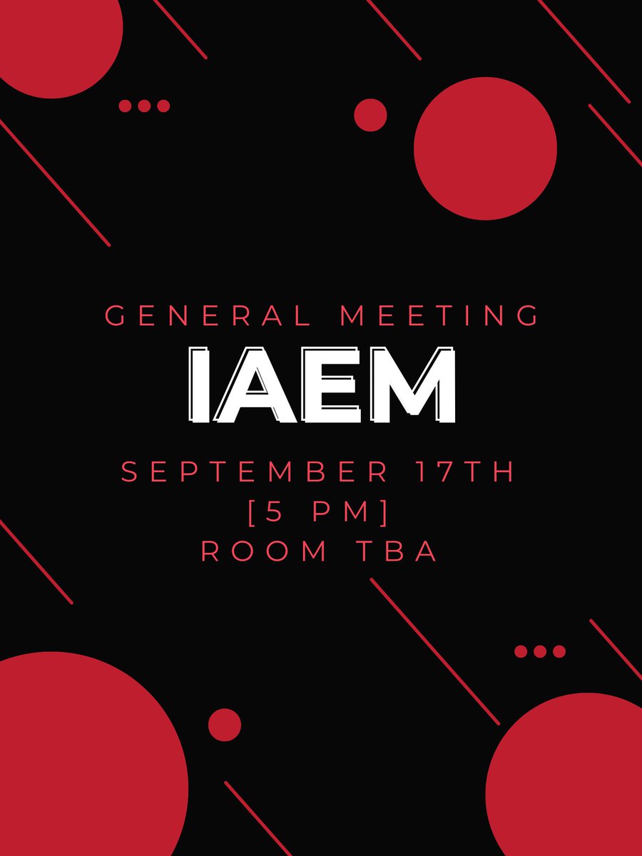 Our Millersville @IAEM student organization will be having their first meeting on September 17th at 5pm. It will be a great opportunity for new and returning students to get involved with the organization, as well as see what is planned for the upcoming year.