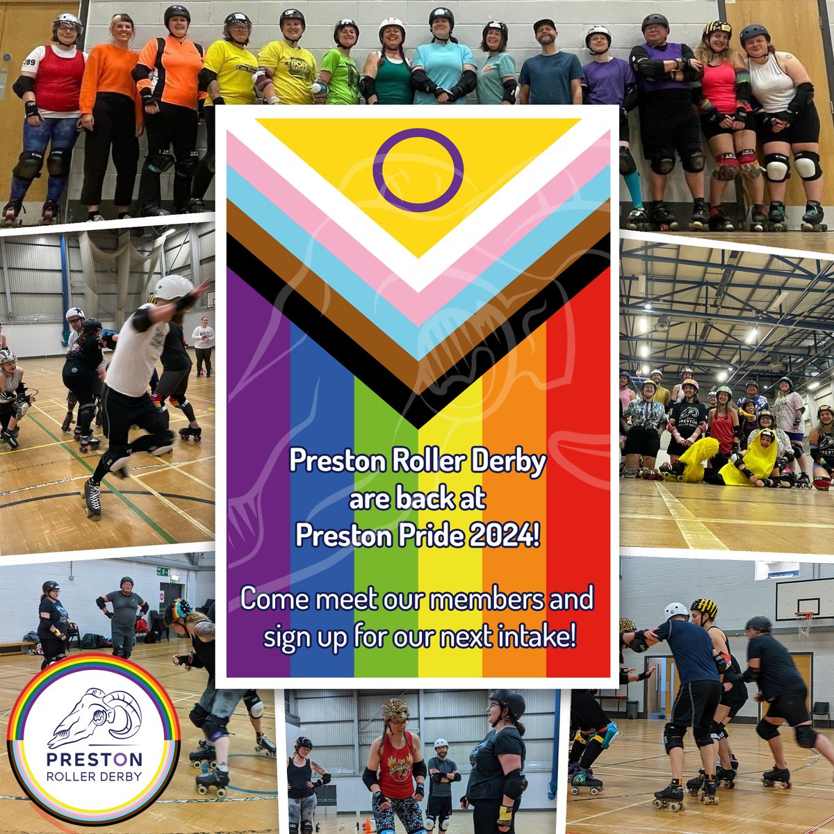 prestonrollers's tweet photo. We at Preston Roller Derby are looking forward to @PrestonPrideUK 
We have a Stall and will be in the Parade.
Keep an eye on our socials next intake day….date pending https://t.co/DxBx3V4T55