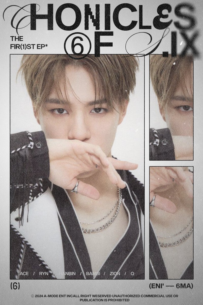 MC_LABELS's tweet photo. 𝗘𝗡𝗜𝟲𝗠𝗔 ≺ 엔닉마 ≻
The 1st EP : [CHRONICELS ➅F SIX] 

🍇 Concept Image &amp; Clip ⌜ Sour #1 ⌟
: https://t.co/slNHeg0vyD

⌑ 2024.09.20 (FRI)
6PM     KST
4PM     WIB

#ENI6MA #엔닉마 #1stEP
#MCLABELS #FICTIONALKPOP 

____ https://t.co/F7B2nIzVgG