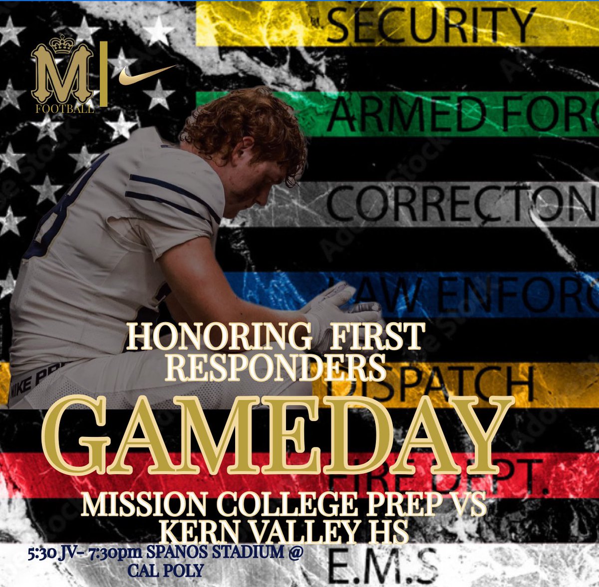 It’s GAMEDAY!!! @missionprepfb 

John us as we celebrate 1st responders night, honoring all first responders and military!

See you at the game! 

#missionprepdifference