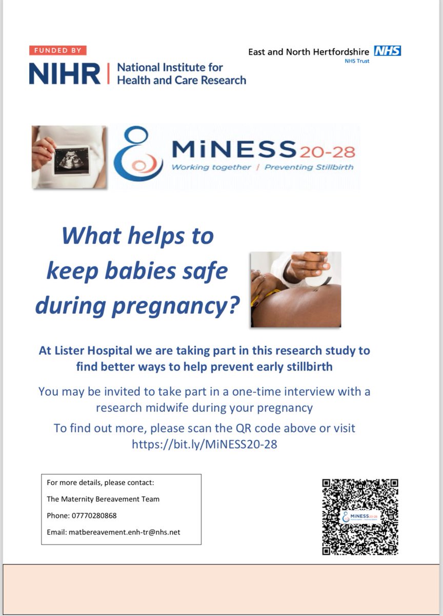 The <a href="/MiNESS20_28/">MiNESS 20-28 study</a> is now open for recruitment <a href="/enherts/">East and North Hertfordshire Teaching NHS Trust</a> ✅