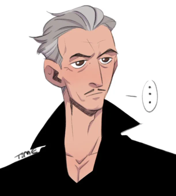 Thinking about his intense resting face. He's so done. #DragonAge #EmmrichVolkarin 