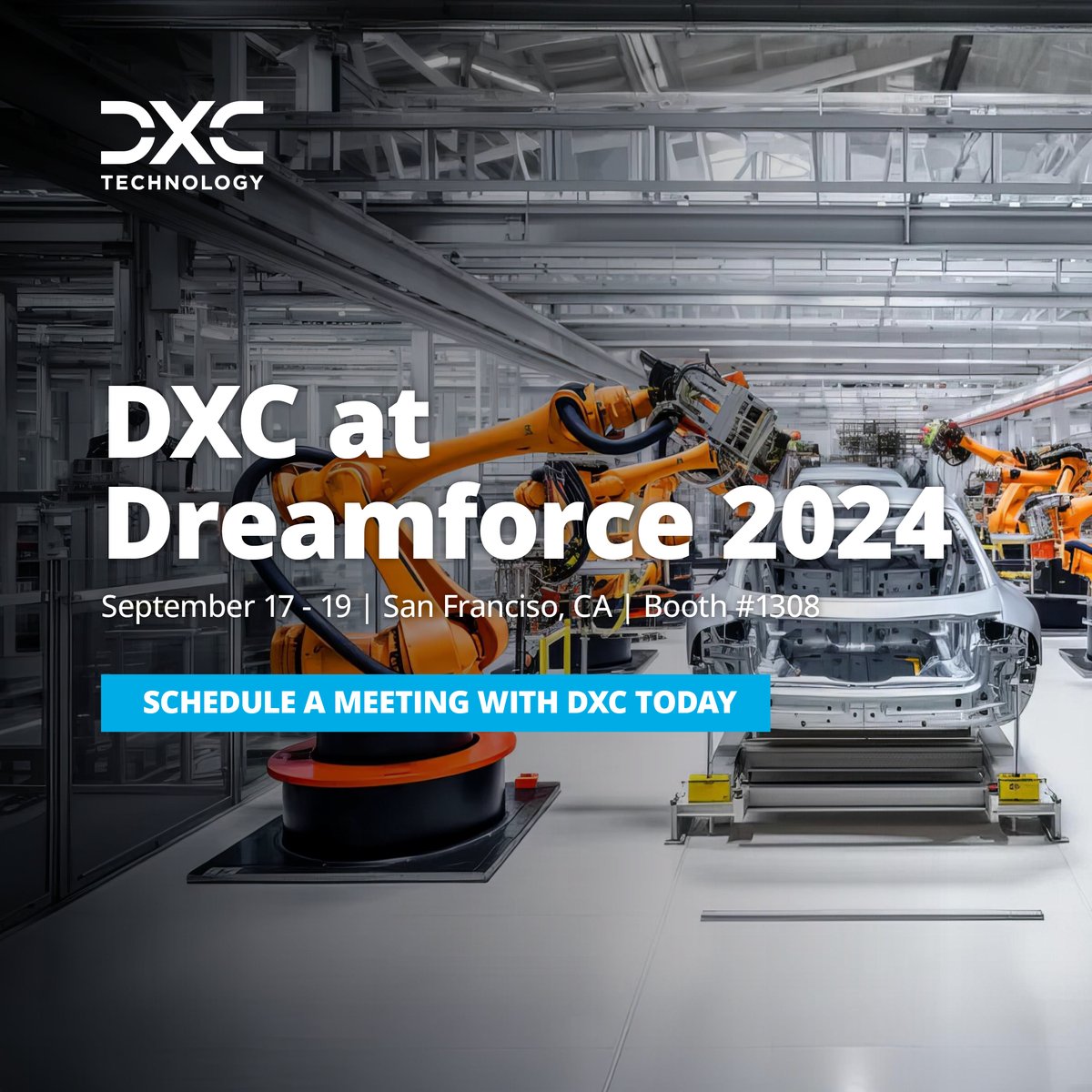 DXC Technology (@dxctechnology) on Twitter photo Join us at <a href="/Dreamforce/">Dreamforce</a> 2024 to learn how the industry expertise of DXC and <a href="/salesforce/">Salesforce</a> are helping customers put #AI to work to solve big challenges: from achieving operational effectiveness to unlocking new business potential with AI-led solutions. dxc.to/3X4uUd8
#DF24 Join us at <a href="/Dreamforce/">Dreamforce</a> 2024 to learn how the industry expertise of DXC and <a href="/salesforce/">Salesforce</a> are helping customers put #AI to work to solve big challenges: from achieving operational effectiveness to unlocking new business potential with AI-led solutions. dxc.to/3X4uUd8
#DF24