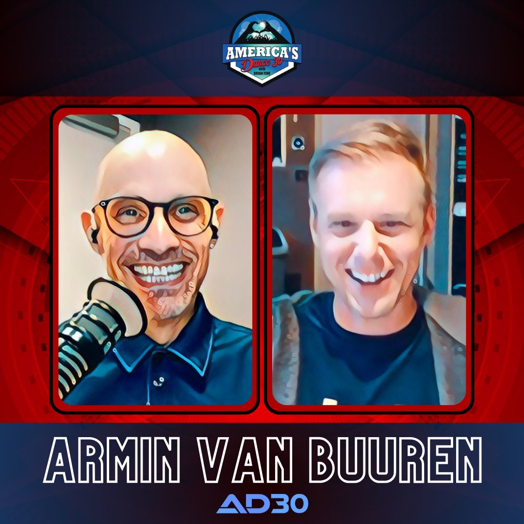 AmericasDance30's tweet image. COMING UP:

▶ more of our chat w the legend @arminvanbuuren 

▶ @imdanielallan shares how his latest song was born w @lyrah, and we'll get u it as your #BuzzBeats of the week

@LouisTheChild @madeon kick off AD30 w #BelieveIt as your #AD30Extra!

#AD30 AmericasDance30.com