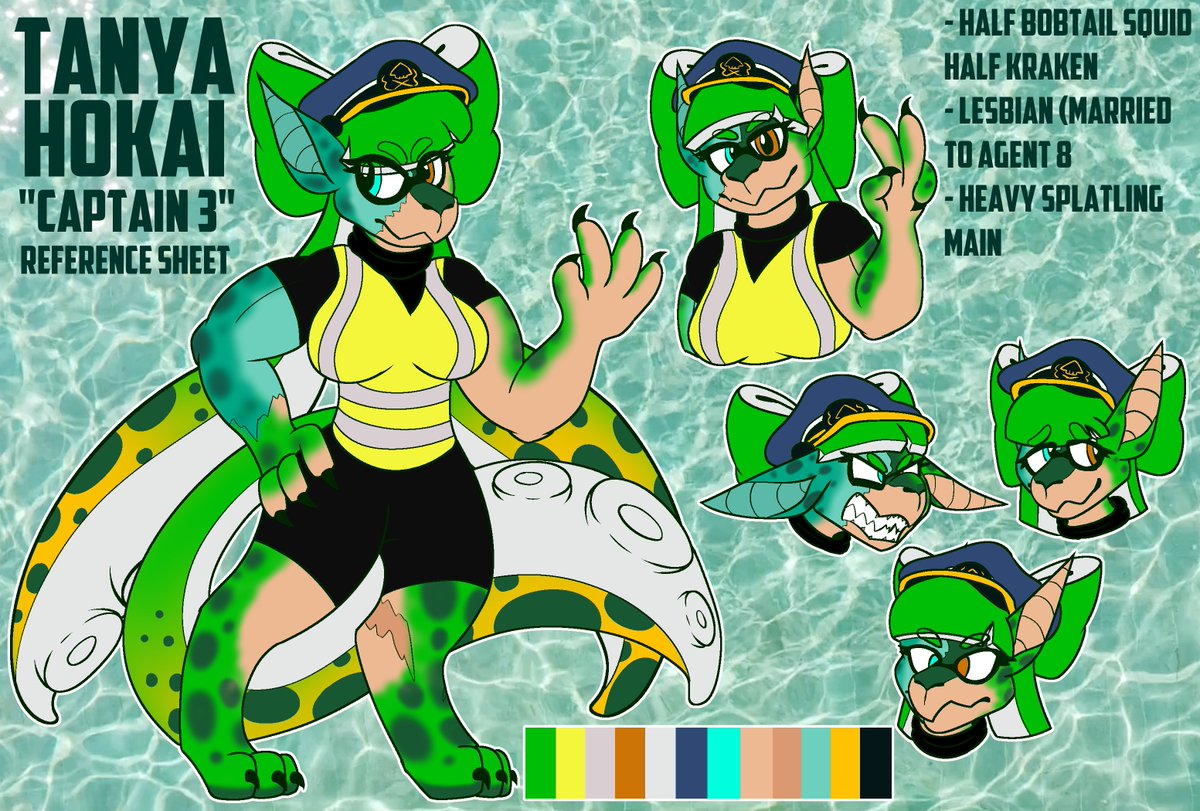 desertmechanic's tweet image. Both arts by sanguine_squid on Insta-

I know I forgor Three Thursday yesterday, but take the thread I'm about to do as both #threethursday and #fourfriday, of which I'm talking about my Xeno Inkfish AU that I thought of a while back! (1/?)