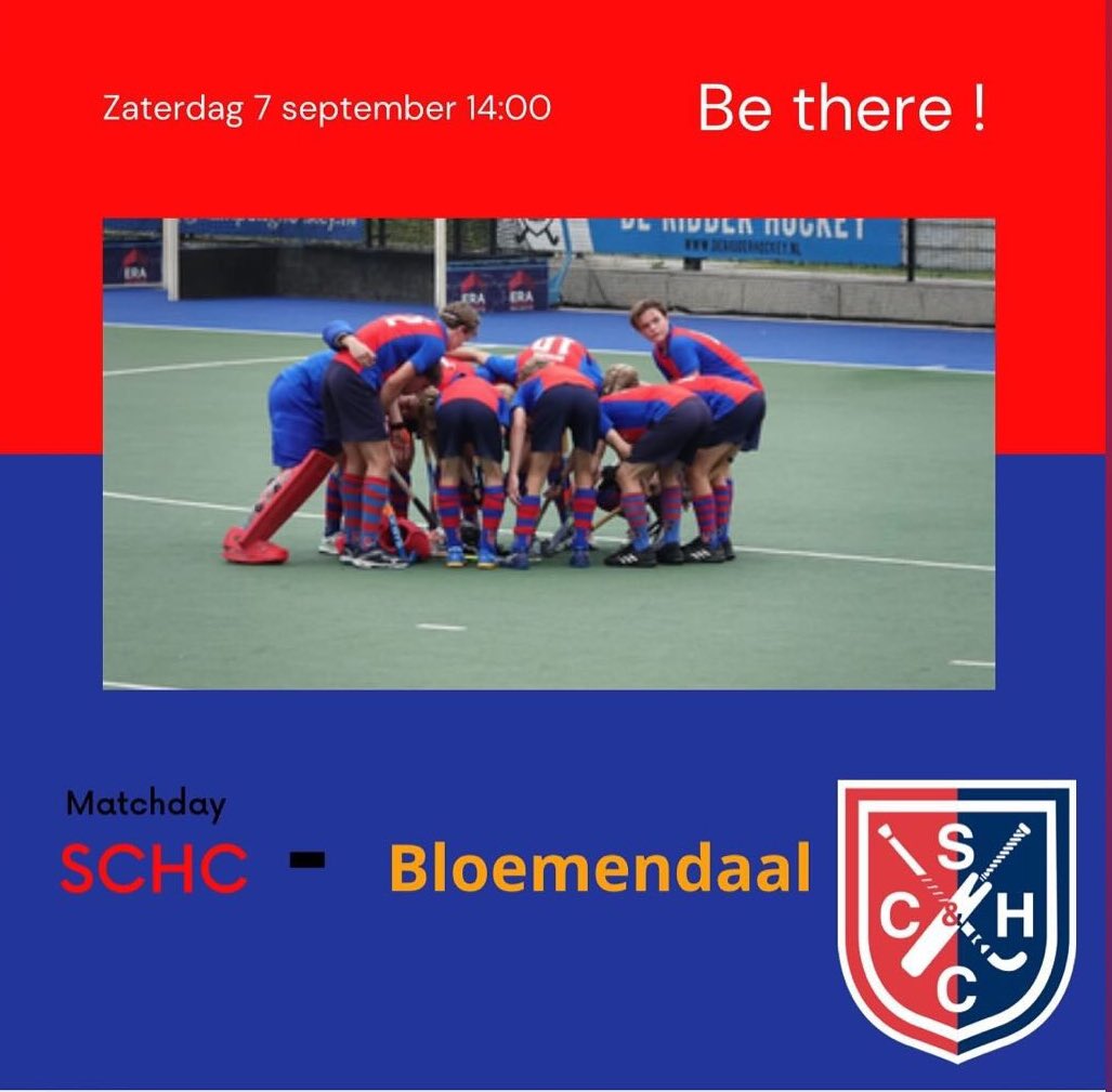 Zaterdag 7 september gaat het feest weer beginnen. Om 14 uur spelen wij THUIS vs Bloemendaal <a href="/Stichtsche/">SCHC</a>. Komen jullie ons aanmoedigen? #SamenSCHC