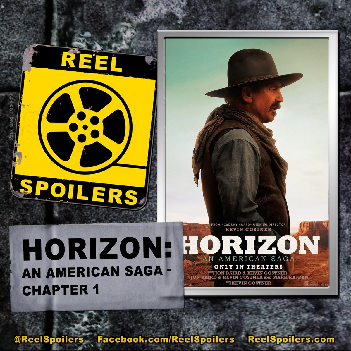 Kevin Brackett (@kevinrbrackett) on Twitter photo New on <a href="/ReelSpoilers/">Reel Spoilers®</a>, Chapter 1 of Kevin Costner's epic western saga HORIZON is now streaming on Max. We're joined by @MattFBasler to discuss part one of the planned 4-film series.
WATCH: bit.ly/HorizonCh1Revi…
LISTEN: bit.ly/HorizonCh1Spoi… New on <a href="/ReelSpoilers/">Reel Spoilers®</a>, Chapter 1 of Kevin Costner's epic western saga HORIZON is now streaming on Max. We're joined by @MattFBasler to discuss part one of the planned 4-film series.
WATCH: bit.ly/HorizonCh1Revi…
LISTEN: bit.ly/HorizonCh1Spoi…