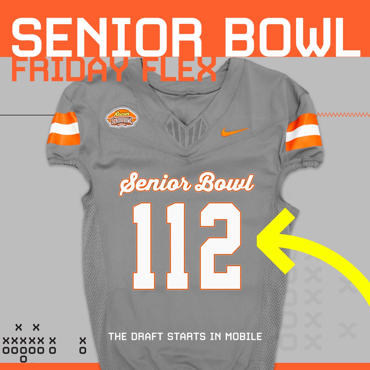 seniorbowl's tweet image. 💪 #FridayFlex Opening Weekend of the NFL Season - 112 (82%) alumni from the 2024 Reese’s Senior Bowl made #NFL rosters. 104 are on active-53 and another eight, including Arizona Cardinals first-round pick Darius Robinson, start the year on IR.  #TheDraftStartsInMOBILE™️