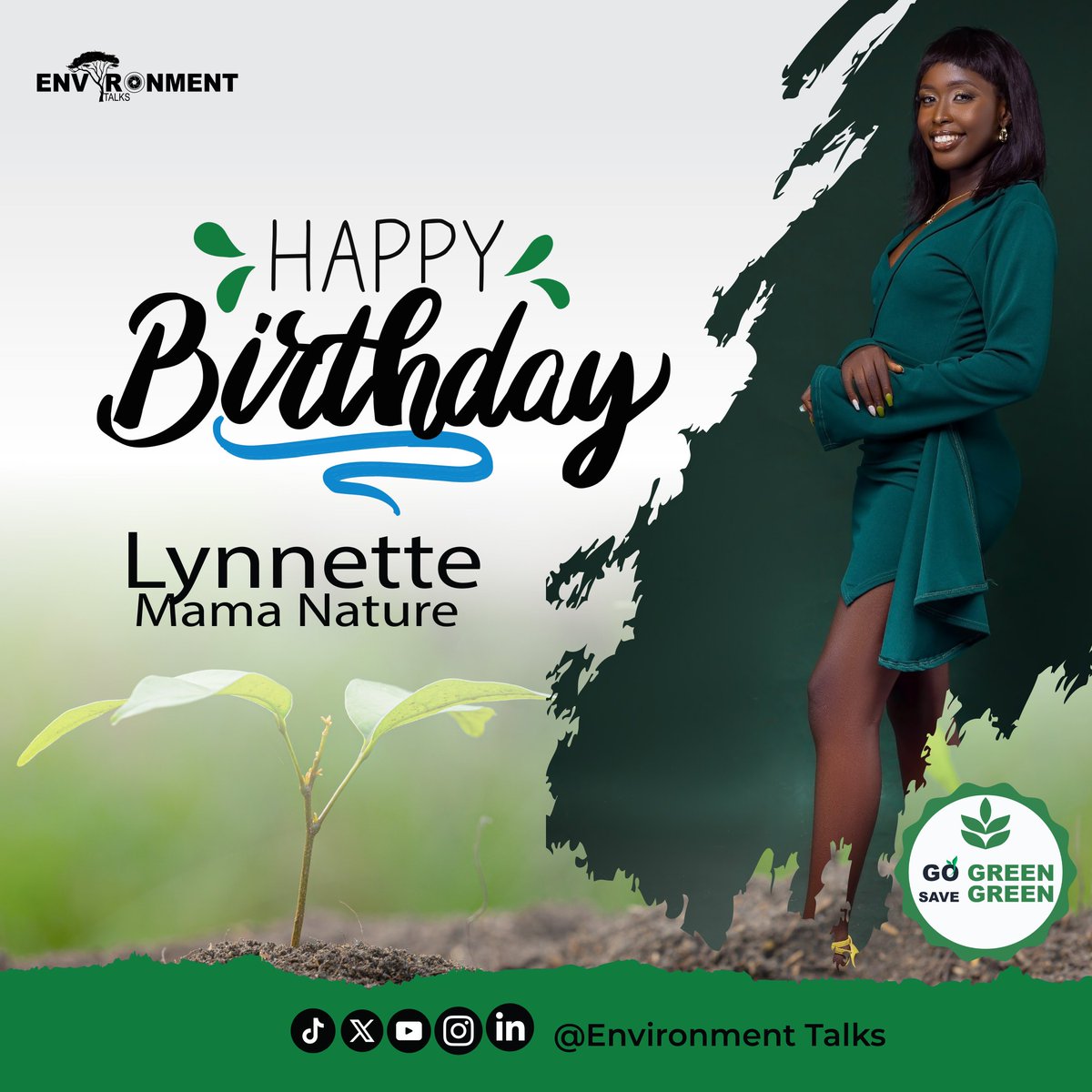 envt_talk's tweet photo. Join us as we wish our very own @Lynnettemasudi3 alias Mama Nature 🌿  a happy birthday 

#EnvironmentTalks https://t.co/B90tya9TDf