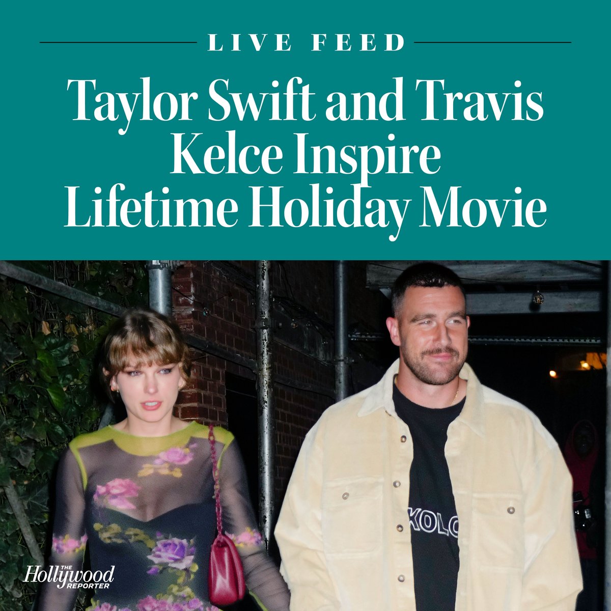 The most followed celebrity relationship of the moment — that of Taylor Swift and Travis Kelce — has inspired a Lifetime Christmas movie thr.cm/EJBCBCb