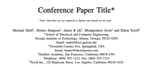 zlin_speech's tweet photo. @ieeeICASSP @TheKarimKhoury Hi @ieeeICASSP , may I further confirm the format for the author list please?
I found two options in template project: (1) 'conference_101719.tex' shows 6 authors in 3 columns (Fig. 1). (2) merge affliation as in Section IV.B of 'IEEEtran_HOWTO.pdf' (Fig. 2)
Are both correct? Thx https://t.co/vPYeWaZZjM